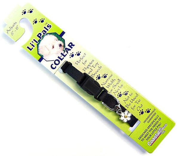 Li'l Pals Adjustable Nylon Collar-Black