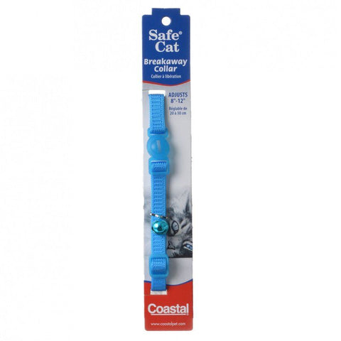 Coastal Pet Safe Cat Nylon Adjustable Breakaway Collar-Blue Lagoon