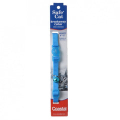 Coastal Pet Safe Cat Nylon Adjustable Breakaway Collar-Blue Lagoon