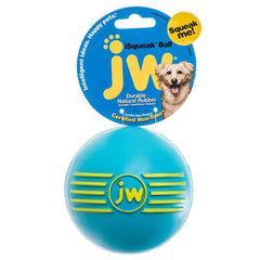 JW Pet iSqueak Ball-Rubber Dog Toy