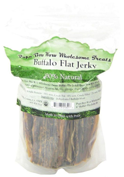 Papa Bow Wow Buffalo Flat Jerky-6