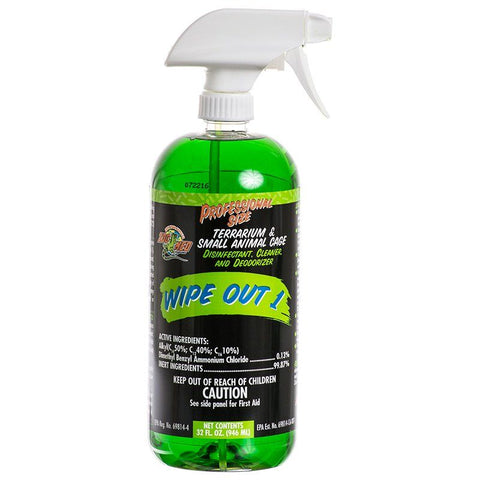 Zoo Med Wipe Out 1-Small Animal & Reptile Terrarium Cleaner