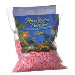 Pure Water Pebbles Aquarium Gravel-Neon Pink