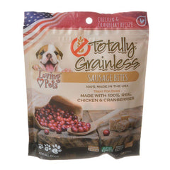 Loving Pets Totally Grainless Sausage Bites-Chicken & Cranberries
