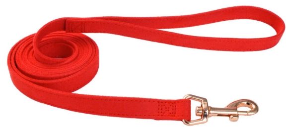 Coastal Pet Accent Microfiber Dog Leash Retro Red 6'L x 5/8