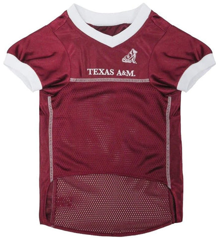 Pets First Texas A & M Mesh Jersey for Dogs