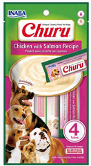 Inaba Churu Chicken with Salmon Recipe Creamy Dog Treat