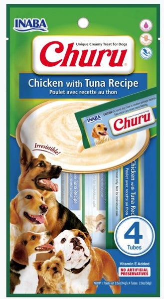 Inaba Churu Chicken with Tuna Recipe Creamy Dog Treat