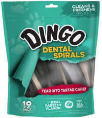 Dingo Dental Spirals Fresh Breath Dog Treats