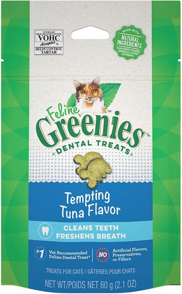 Greenies Feline Dental Treats Tempting Tuna Flavor