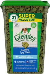 Greenies Feline Dental Treats Tempting Tuna Flavor