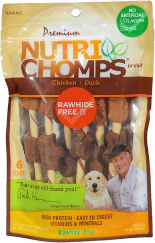 Nutri Chomps Chicken and Duck Kabobs Dog Treat