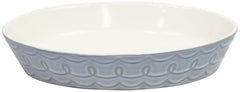 Pioneer Pet Ceramic Bowl Loop Oval 8.2" x 1.45"