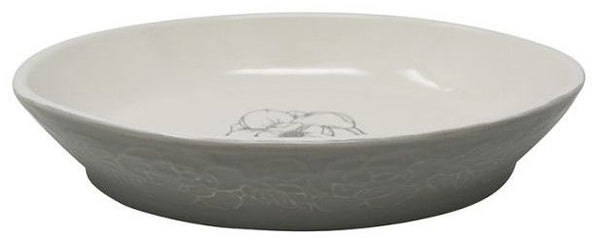 Pioneer Pet Ceramic Bowl Magnolia Oval 8.2