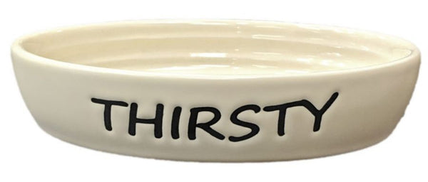 Spot Oval Thirsty Cat dish 6