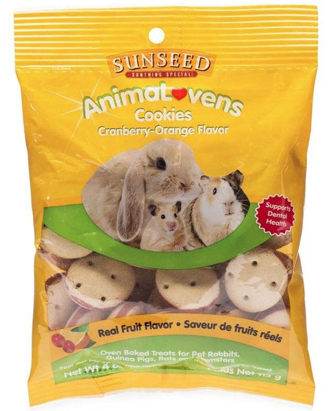 Sunseed AnimaLovens Cranberry Orange Cookies for Small Animals