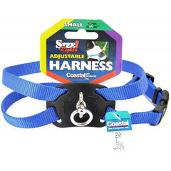 Coastal Pet Size Right Nylon Adjustable Harness-Blue