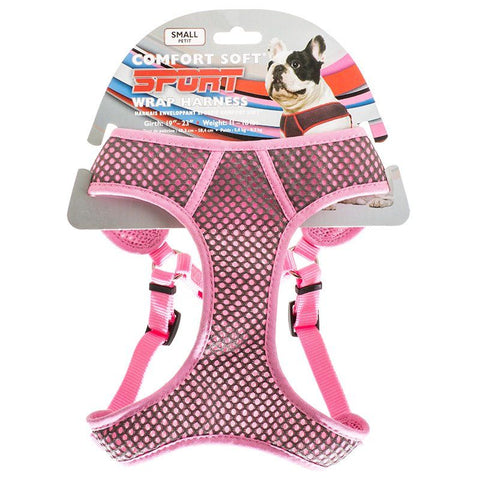 Coastal Pet Sport Wrap Adjustable Harness-Pink