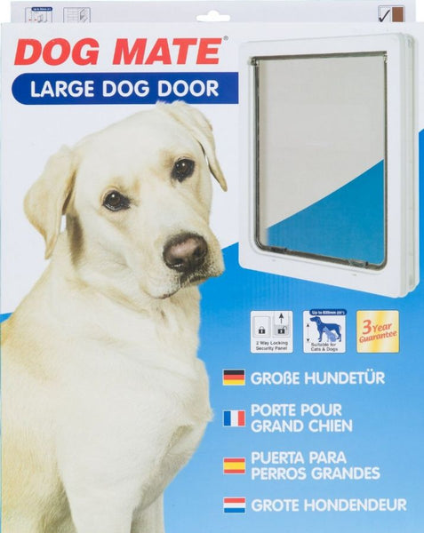 Dog Mate Multi Insulation Dog Door-White