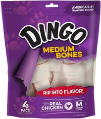 Dingo Meat in the Middle Rawhide Chew Bones