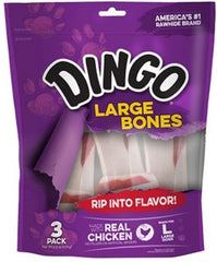 Dingo Meat in the Middle Rawhide Chew Bones