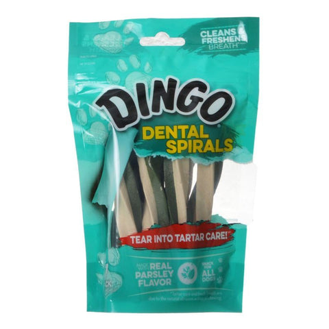 Dingo Dental Spirals Fresh Breath Dog Treats