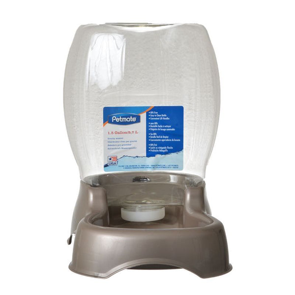 Petmate Cafe Pet Waterer-Pearl Tan