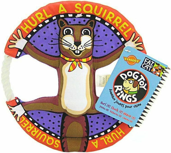 Fat Cat Dog Toy Rings-Assorted