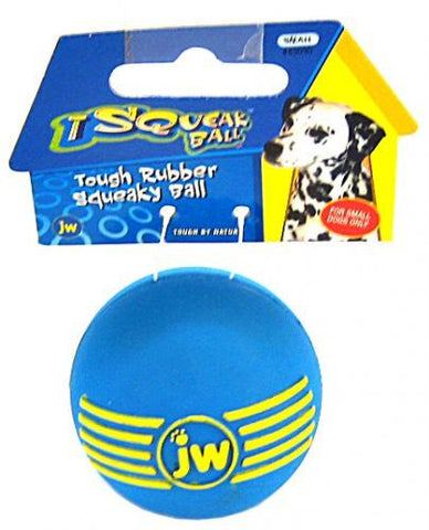 JW Pet iSqueak Ball-Rubber Dog Toy