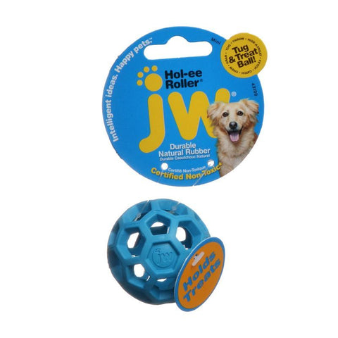 JW Pet Hol-ee Roller Rubber Dog Toy-Assorted