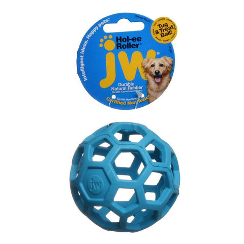 JW Pet Hol-ee Roller Rubber Dog Toy-Assorted