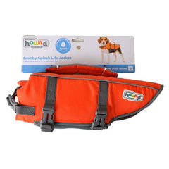 Outward Hound Pet Saver Life Jacket-Orange & Black