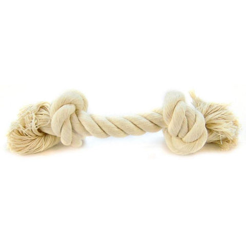 Flossy Chews Rope Bone-White