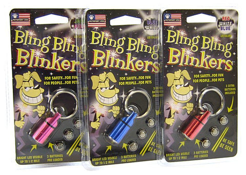 Petsport USA Bling Bling Blinkers-Assorted Colors