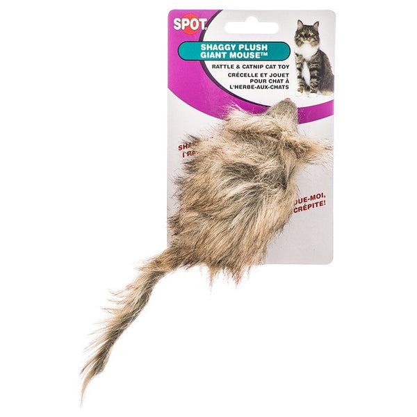 Spot Fur Mouse Cat Toy-Assorted