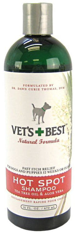 Vets Best Hot Spot Itch Relief Shampoo for Dogs