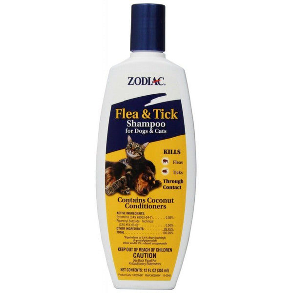 Zodiac Flea & Tick Shampoo For Dogs & Cats