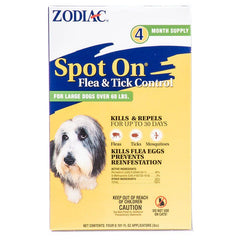 Zodiac Spot on Flea & Tick Controller for Dogs