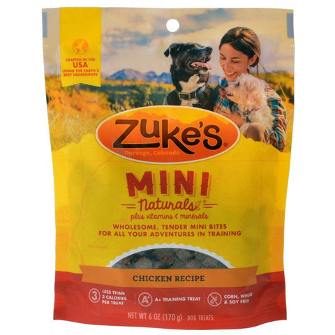 Zukes Mini Naturals Dog Treat-Roasted Chicken Recipe