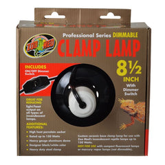 Zoo Med Professional Series Dimmable Clamp Lamp-Black