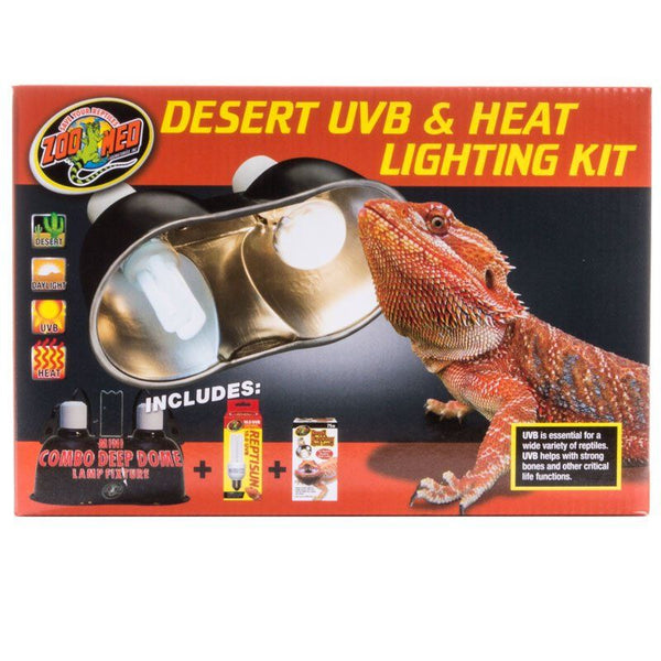 Zoo Med Desert UVB & Heat Lighting Kit