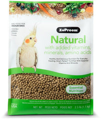 ZuPreem Natural Blend Bird Food-Cockatiel