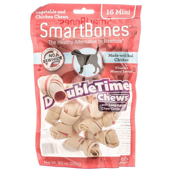 SmartBones DoubleTime Bone Chews for Dogs-Chicken