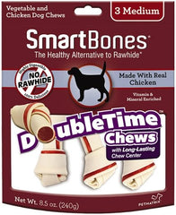 SmartBones DoubleTime Bone Chews for Dogs-Chicken