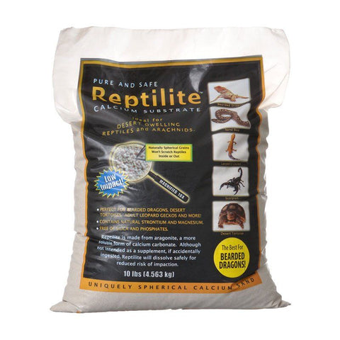 Blue Iguana Reptilite Calcium Substrate for Reptiles-Natural White