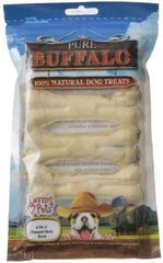 Loving Pets Pure Buffalo Dog Treats-Pressed Bully Bone