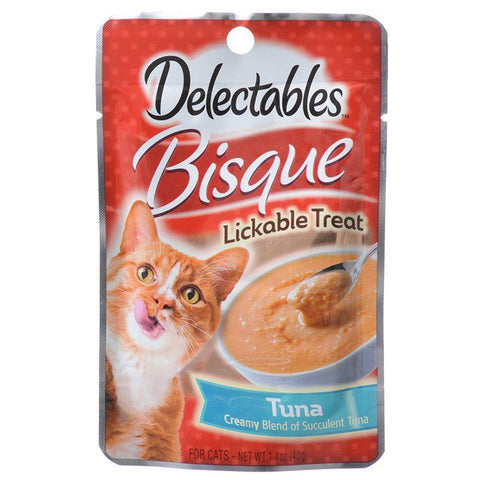 Hartz Delectables Bisque Lickable Cat Treats-Tuna