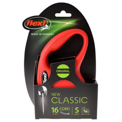 Flexi New Classic Retractable Cord Leash-Red