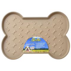 Loving Pets Bella Spill-Proof Dog Mat-Tan