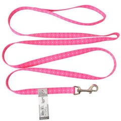 Pet Attire Styles Polka Dot Pink Dog Leash